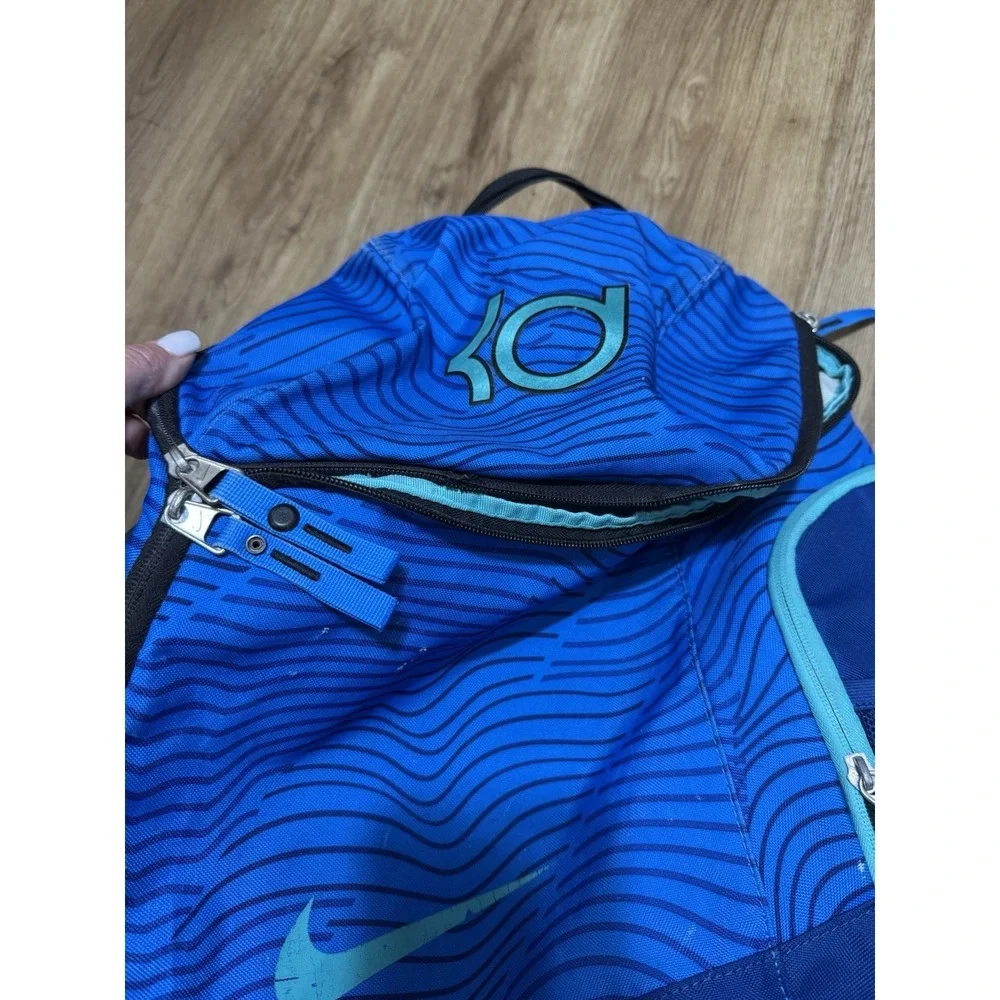 NIKE KD Kevin Durant AIR MAX Backpack Basketball Gym Sports Bag RARE Blue